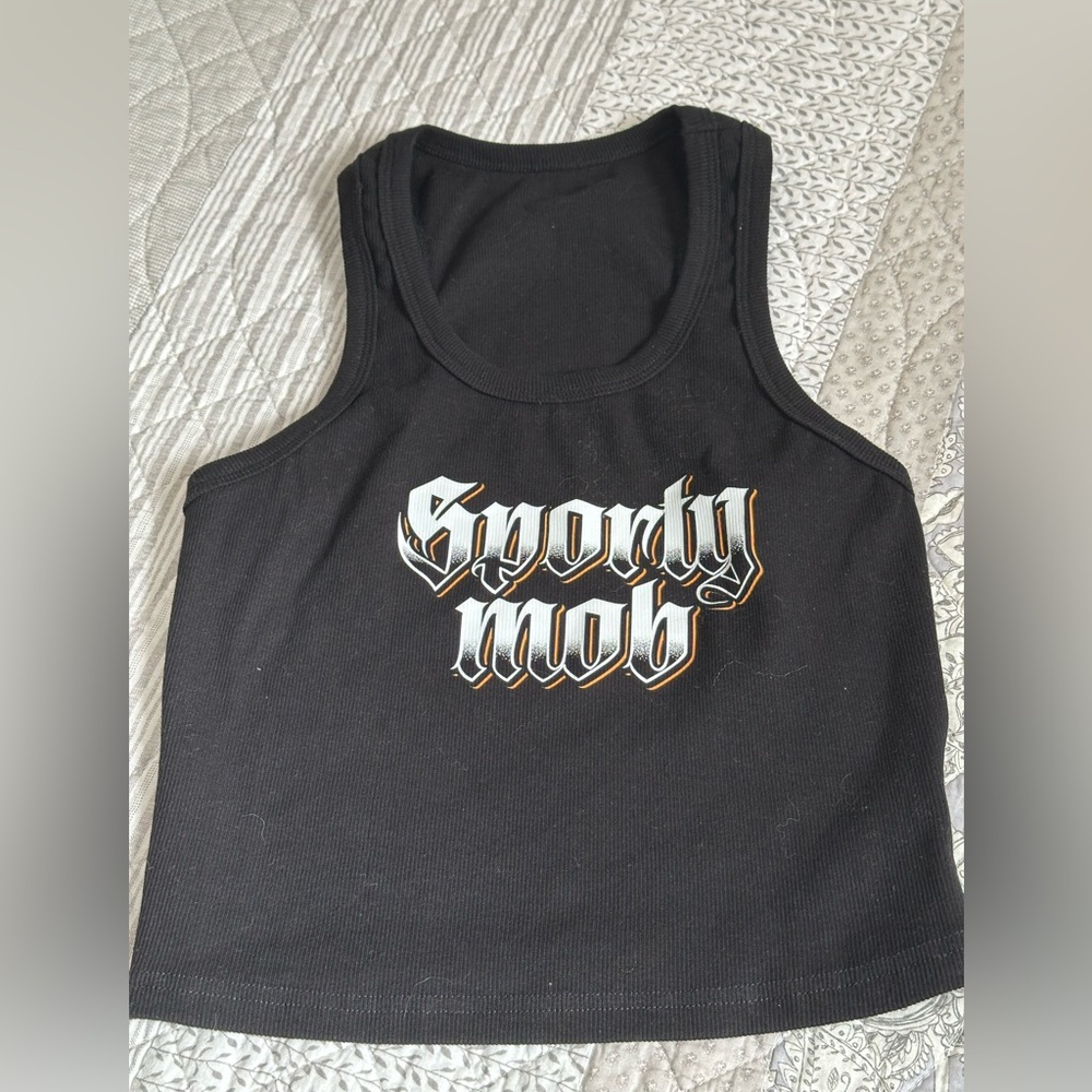 Sporty Mob Cropped Tank / baby tank
